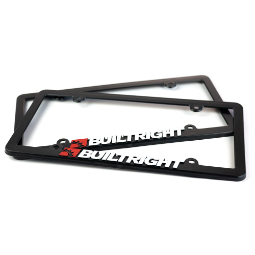 BuiltRight Industries 106103 - 21+ Ford Bronco Capable Steel Bumper License Plate Relocator Kit