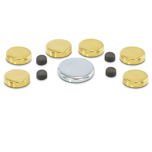 Proform 66558 - Brass Freeze Plug Kit For Chrysler 383-440 Engines All Sizes Needed Included