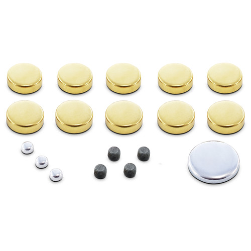 Proform 66551 - Brass Freeze Plug Kit For Small Block Chevy 400 Engines All Sizes Included