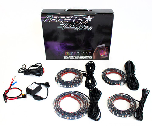 Race Sport RSBTRGBL2 - RGB LED Underbody Kit Smartphone Controlled Complete Kit ColorSMART  Lighting Race Sport RSBTRGBL2 - RGB LED Underbody Kit Smartphone Controlled Complete Kit ColorSMART  Lighting