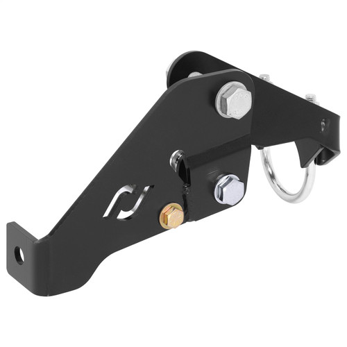 RockJock RJ-431110-103 - JK Wrangler Unlimited 4Dr High Steer Front Trac Bar & Stabilizer Shock Relocation Bracket