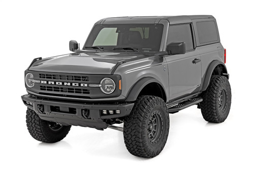Rough Country 14004 - OV2 Running Boards - Side Step Bars - 2-Door - Ford Bronco (2 Door) (21-24)