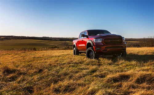 Rough Country A-D10914-PR4 - Fender Flares - Defender - PR4 Flame Red - Ram 1500 2WD/4WD (2019-2024)