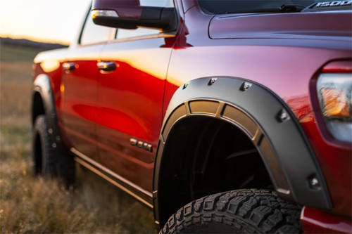 Rough Country A-D10914-PAU - Fender Flares - Defender - PAU Granite Crystal - Ram 1500 2WD/4WD (2019-2024)