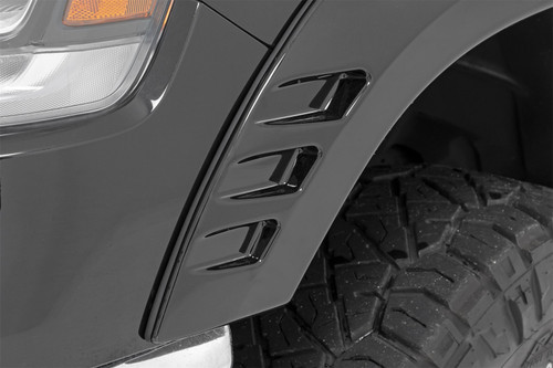 Rough Country F-D319201-PSC - Fender Flares - SF1 - PSC Billet Silver - Ram 1500 2WD/4WD (2019-2024)