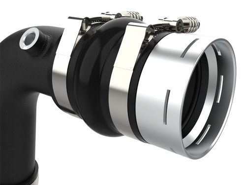 aFe Power 46-20734-B - 23-24 Ford Diesel Trucks V8-6.7L (td) BladeRunner Aluminum Hot and Cold Charge Pipe Kit - Black