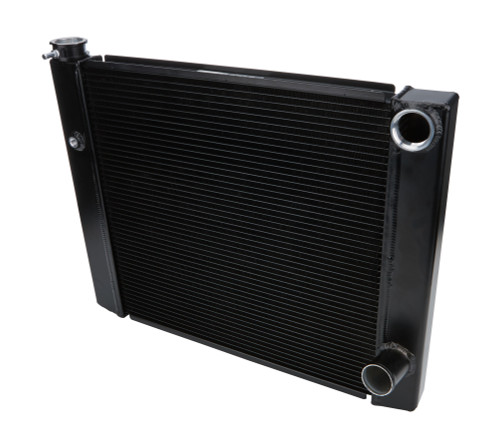 AllStar Performance ALL30343 - Dual Pass Radiator 19x24 1 Row Lightweight Black
