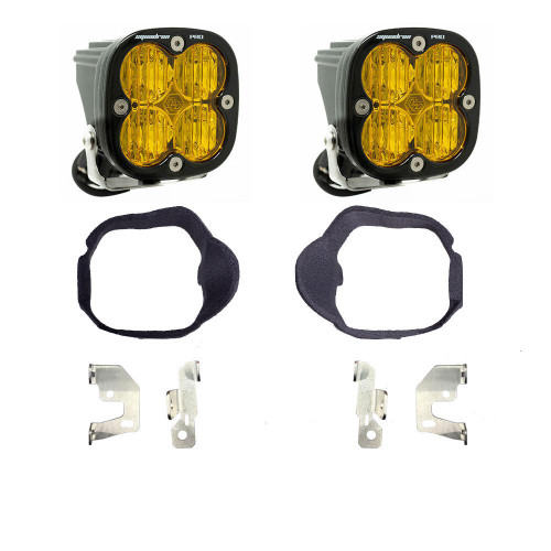 Baja Designs 448134 - Mercedes Squadron Pro Fog Pocket Light Kit For Mercedes 2014-2018 Sprinter Van (Baja Amber)