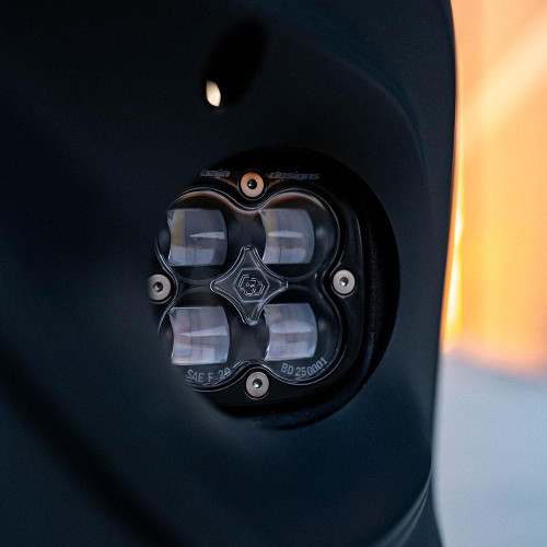 Baja Designs 448129 - Mercedes Squadron SAE Fog Pocket Light Kit For Mercedes 2014-2018 Sprinter Van (Clear)