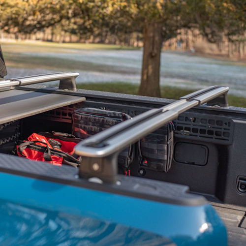 BuiltRight Industries 102713 - 2022+ Rivian R1T Bedside Rack System Bedside Molle Kit - 2 Panels