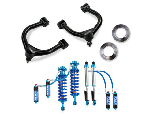 Cognito 535-P1228 - 3-Inch Elite Leveling Lift Kit with King 2.5 Reservoir Shocks for 22-24 Toyota Tundra 2WD/4WD w/ Rear Coil Springs  Motorsports Truck
