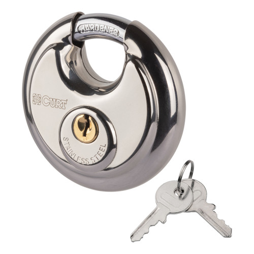 CURT 23084 - Stainless Steel Disc Lock