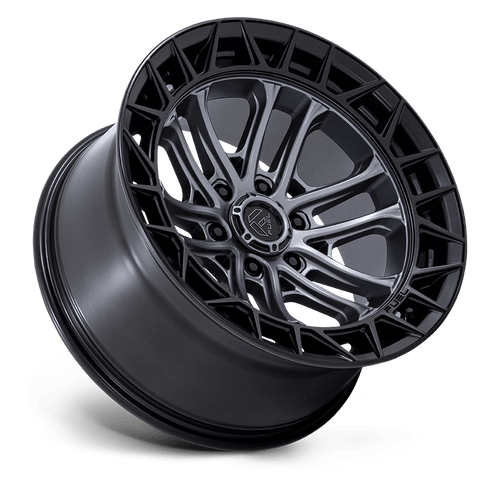 Fuel Wheels FC874AB17906801 - Fc874 Celsius 17X9 Matte Gunmetal W/ Matte Black Lip