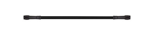 Goodridge 30363TB-BK - 63in Universal Brake Line Assembly Black Hose w/Black Zinc Fittings
