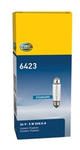 Hella 6423 - BULB  24V 5W SV8.5-8 T3.25 10X35MM