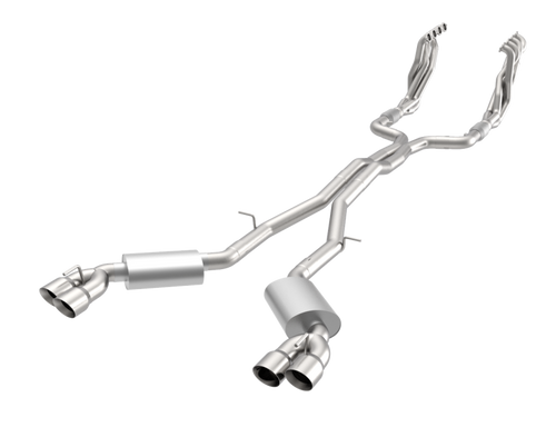 Kooks 2260F425 - 1-7/8" Headers & Catted Exhaust Kit w/Polished Quad Tips. 2016-2024 Camaro SS