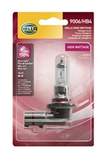 Hella 9006 80WSB - BULB 9006/HB4 12V 80W P22D T4 SB