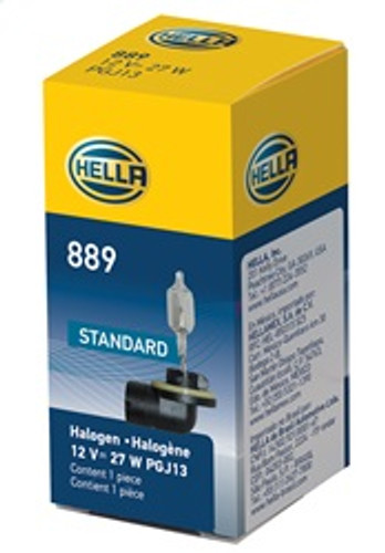 Hella 889 YL - BULB 12V 27W PGJ13 T3.25 YELLOW 2BLISTER