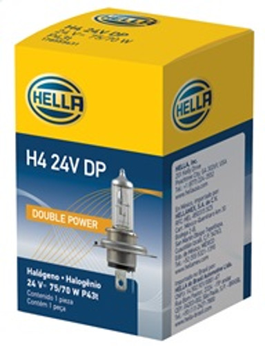 Hella H4 24V DP - BULB H4 DP 24V 75/70W P43T