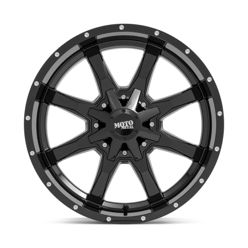 Moto Metal MO970780673A00 - Mo970 17X8 Gloss Black With Milled Lip