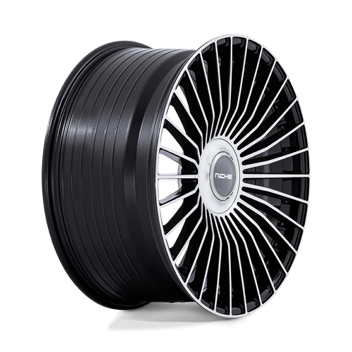 Niche NC282BD22900138 - Nc282 Serene 22X9 Gloss Black W/ Machined Face