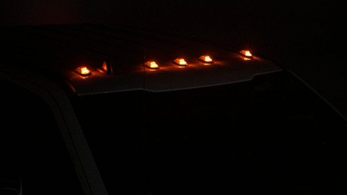 OLM OLME.16052.1 - Cab Light Replacement Set Clear Lens/Amber Light 2017-2022 Ford Super Duty F250/F350