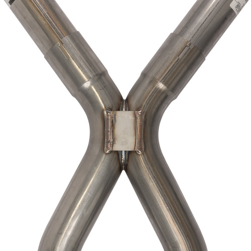 Pypes SFF10S - 1966-71 Ford Fairlane 2.5 Inch X-Pipe Crossmember Back Quarter Panel Exit Exhaust Street Pro Mufflers  Performance Exhaust