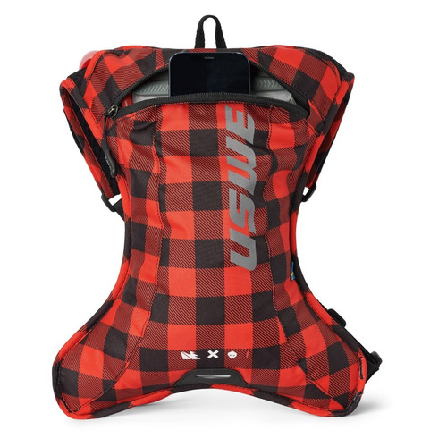 USWE 202076048 - Outlander Hydration Pack 2L - Flannel Red/Black