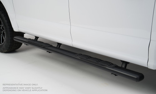 Big Country 105203870 - Truck Accessories  - 5" Fusion Series Side Bars With Mounting Bracket Kit - Textured Black