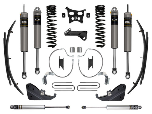 Icon K64543L - 2023 Ford F-250/F-350 Super Duty 4WD Diesel, 4.5" Lift, Stage 3 Suspension System w/ Expansion Packs