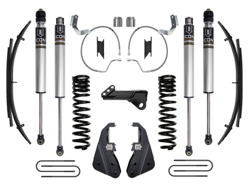 Icon K64531L - 2023 Ford F-250/F-350 Super Duty 4WD Gas, 4.5" Lift, Stage 1 Suspension System w/ Expansion Packs