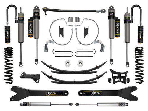 Icon K64534RL - 2023 Ford F-250/F-350 Super Duty 4WD Gas, 4.5" Lift, Stage 4 Suspension System w/ Radius Arms & Expansion Packs