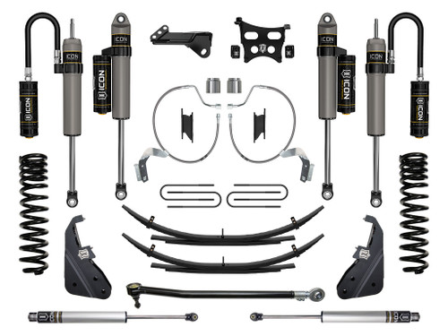 Icon K64534L - 2023 Ford F-250/F-350 Super Duty 4WD Gas, 4.5" Lift, Stage 4 Suspension System w/ Expansion Packs