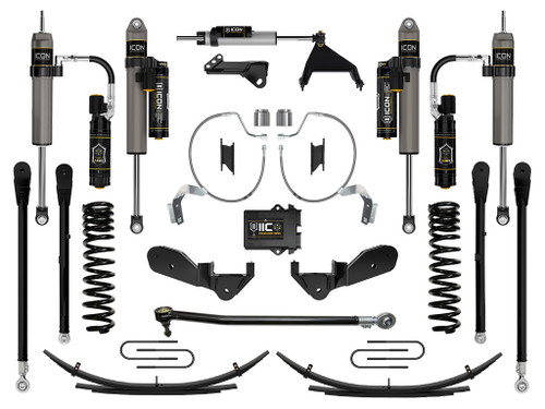 Icon K64538L - 2023 Ford F-250/F-350 Super Duty 4WD Gas, 4.5" Lift, Stage 8 Suspension System w/ Expansion Packs