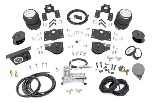Rough Country 100354C - Air Spring Kit w/compressor - 4 Inch Lift Kit - Ram 1500 4WD (2019-2025)