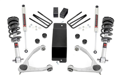 Rough Country 27740 - 3.5 Inch Lift Kit - UCA - M1 Struts - Chevy/GMC 1500 (07-13)
