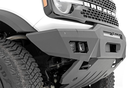 Rough Country 51074 - Front Bumper - Modular - Full Wings - DRL - Ford Bronco 4WD (2021-2024)