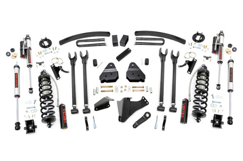 Rough Country 58159 - 6 Inch Lift Kit  - Gas  - 4 Link  - OVLD  - C/O Vertex - Ford F-250/F-350 Super Duty (05-07)