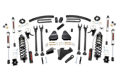 Rough Country 57958 - 6 Inch Lift Kit  - Diesel  - 4 Link  - C/O V2 - Ford F-250/F-350 Super Duty (05-07)