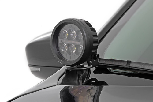 Rough Country 70084 - LED Light Kit - Ditch Mount - 2 inch Spectrum Pair - Spot - Jeep Cherokee KL (14-21)