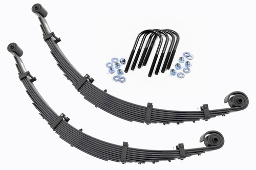 Rough Country 8073KIT - Front Leaf Springs  -8 inch Lift - Pair - Ford F-250/F-350 Super Duty 4WD (99-04)