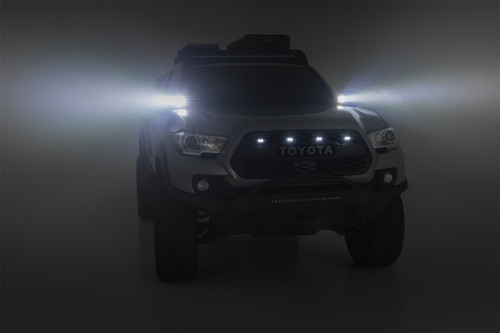 Rough Country 81080 - LED Light Kit - Ditch Mount - 2 inch Spectrum Pair - Spot - Toyota Tacoma (16-23)