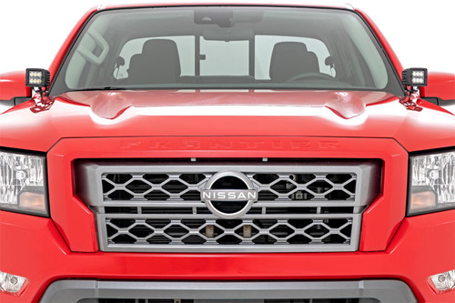 Rough Country 81064 - LED Light Kit - Ditch Mount - 2 inch Spectrum Pair - Spot - Nissan Frontier (22-24)