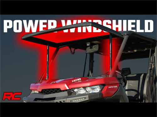 Rough Country 98317221 - Electric Tilt Windshield - Glass - Polaris Ranger 1000/Ranger XP 1000