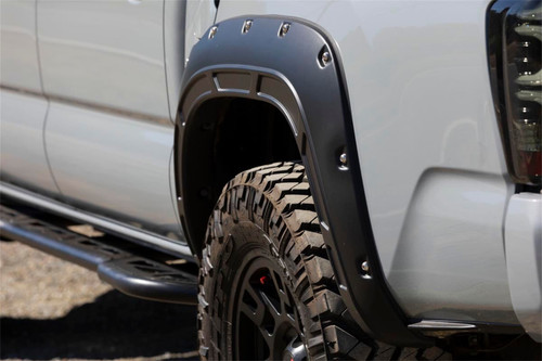 Rough Country A-T11621-4V6 - Fender Flares - Defender - 4V6 Quicksand - Toyota Tacoma (16-23)