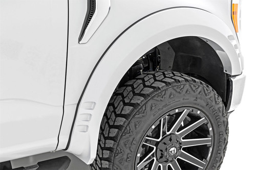 Rough Country F-F320210A-M7 - Fender Flares - SF1 - M7 Carbonized Gray - Ford F-150 2WD/4WD (2021-2024)