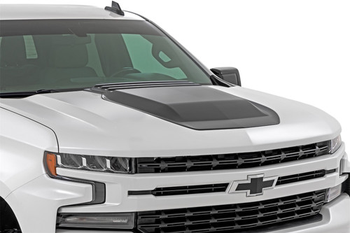Rough Country HS10010-GBA - Hood Scoop - GBA Black - 2019-2024 Silverado 1500
