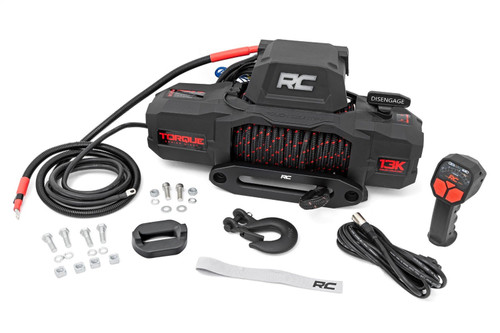 Rough Country TS13000S - 13000-Lb Torque Winch - Synthetic Rope