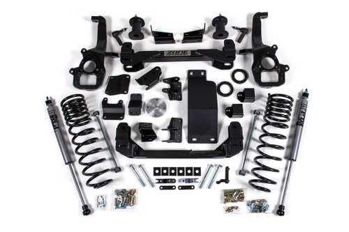 Zone Offroad ZOND151F - 4 Inch Lift Kit for 2025 Ram 1500 4WD 4 Inch Front 3 Inch Rear Suspension Lift System Standard Bore Fox Adv Rear Shocks  Offroad