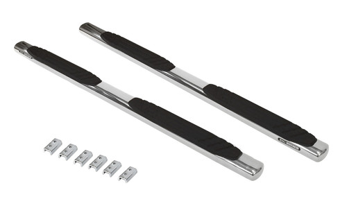 Big Country 394224806 - Truck Accessories  - 4" WIDESIDER Platinum Side Bars With Mounting Bracket Kit - Polished Stainless Steel